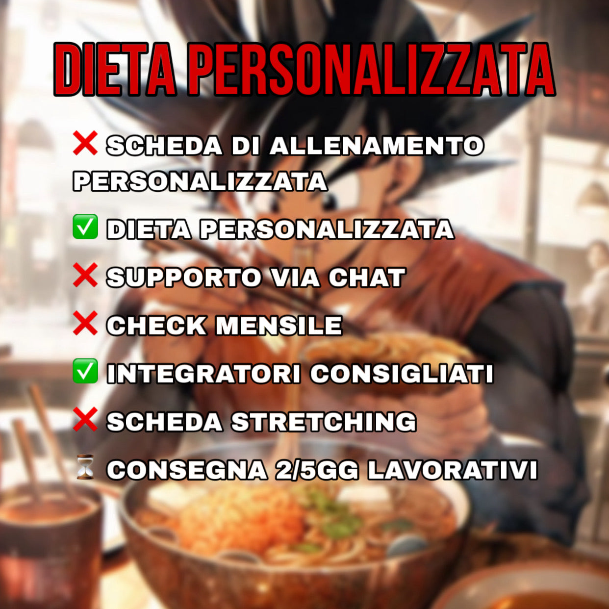 DIETA PERSONALIZZATA